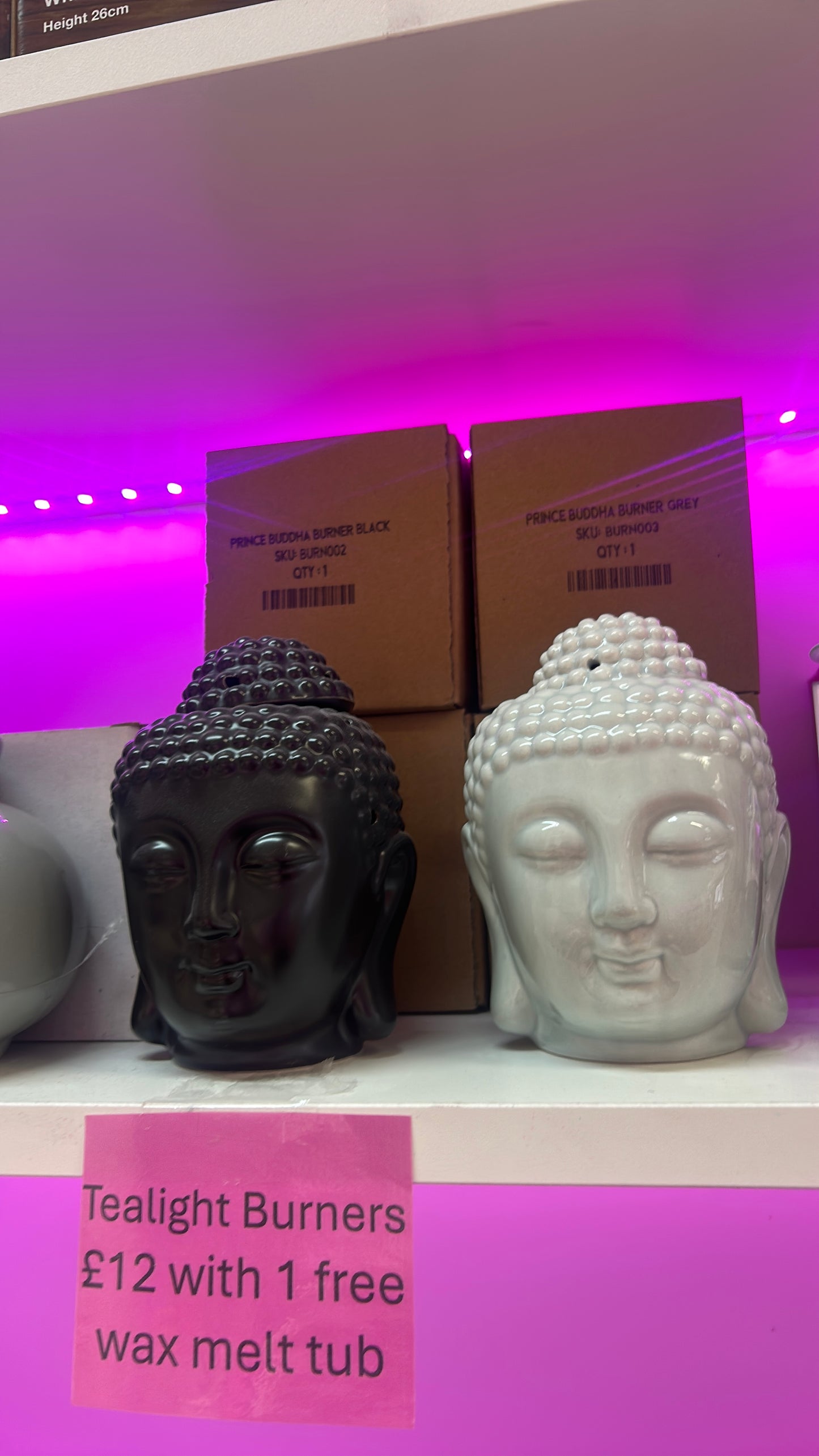 Buddah tealight wax burner with one free wax melt