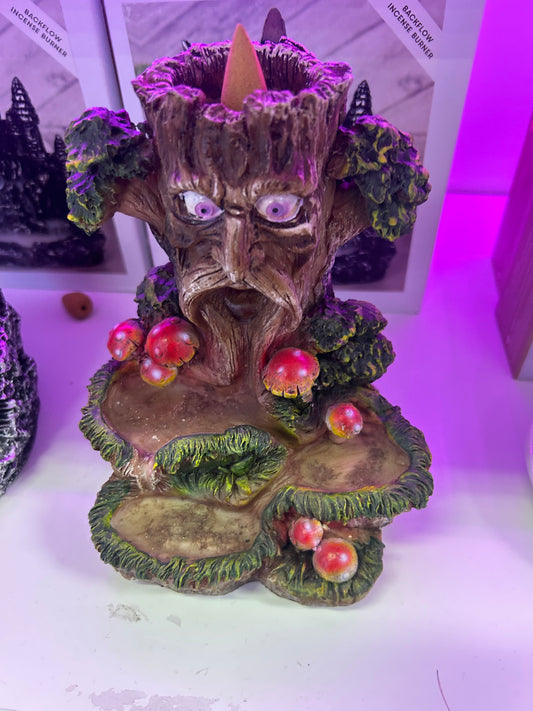 Tree man incense burner with a free pack of cones