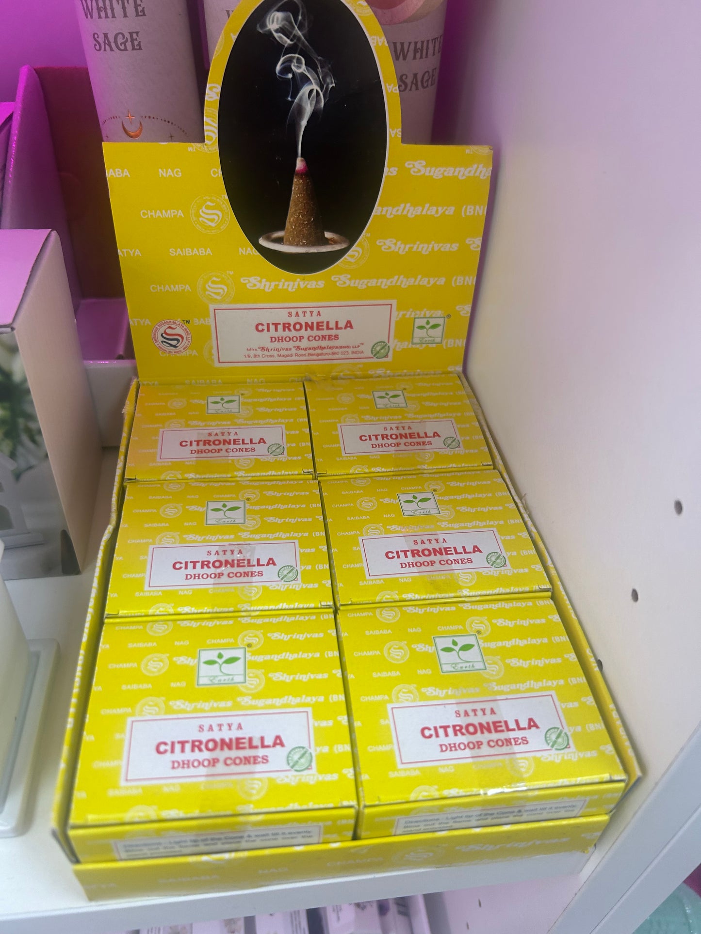 Citronella incense cones