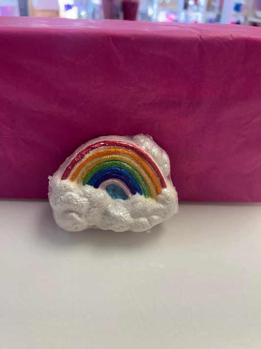 Rainbow bath bomb