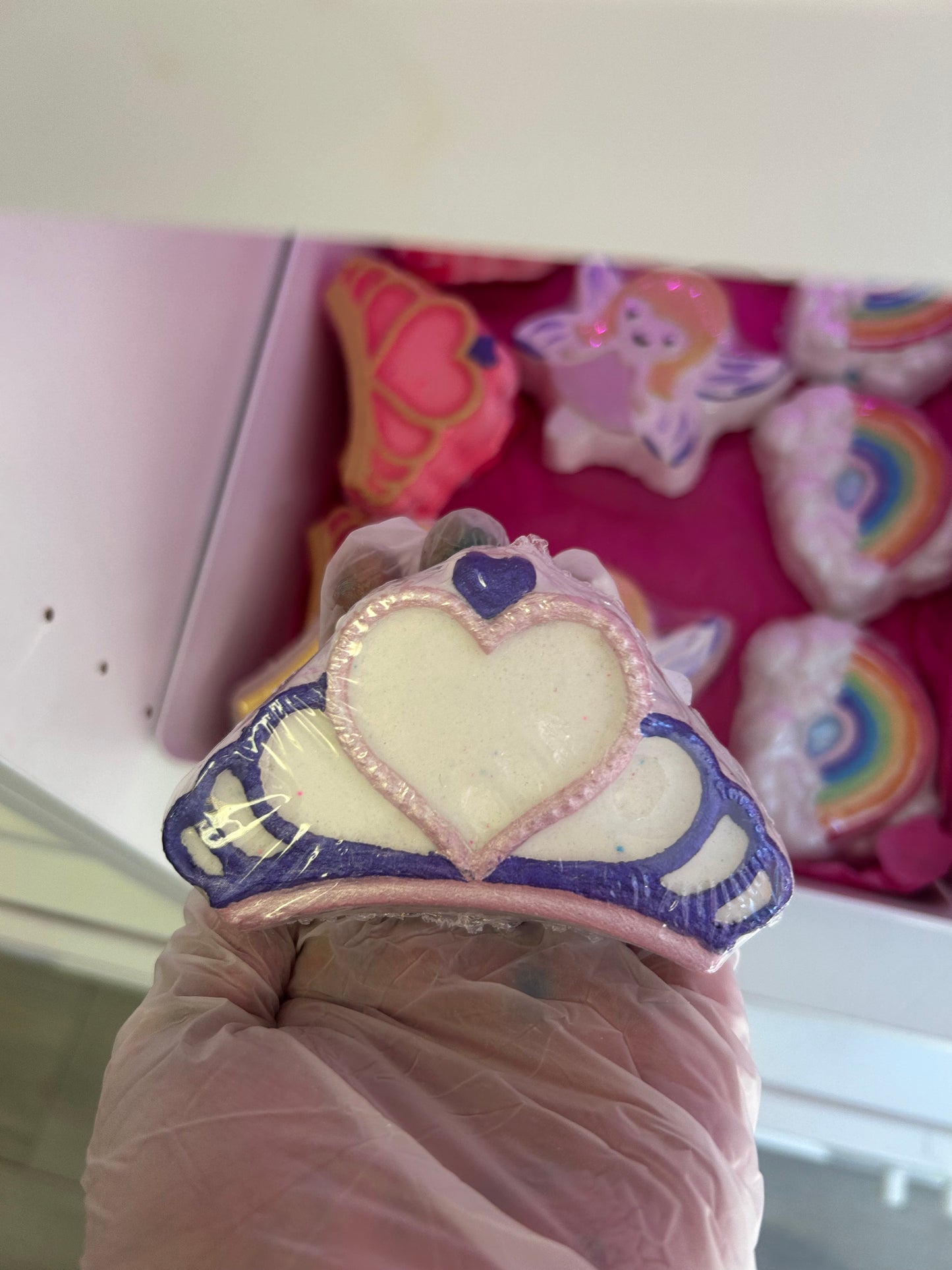 Princess crown bath bomb