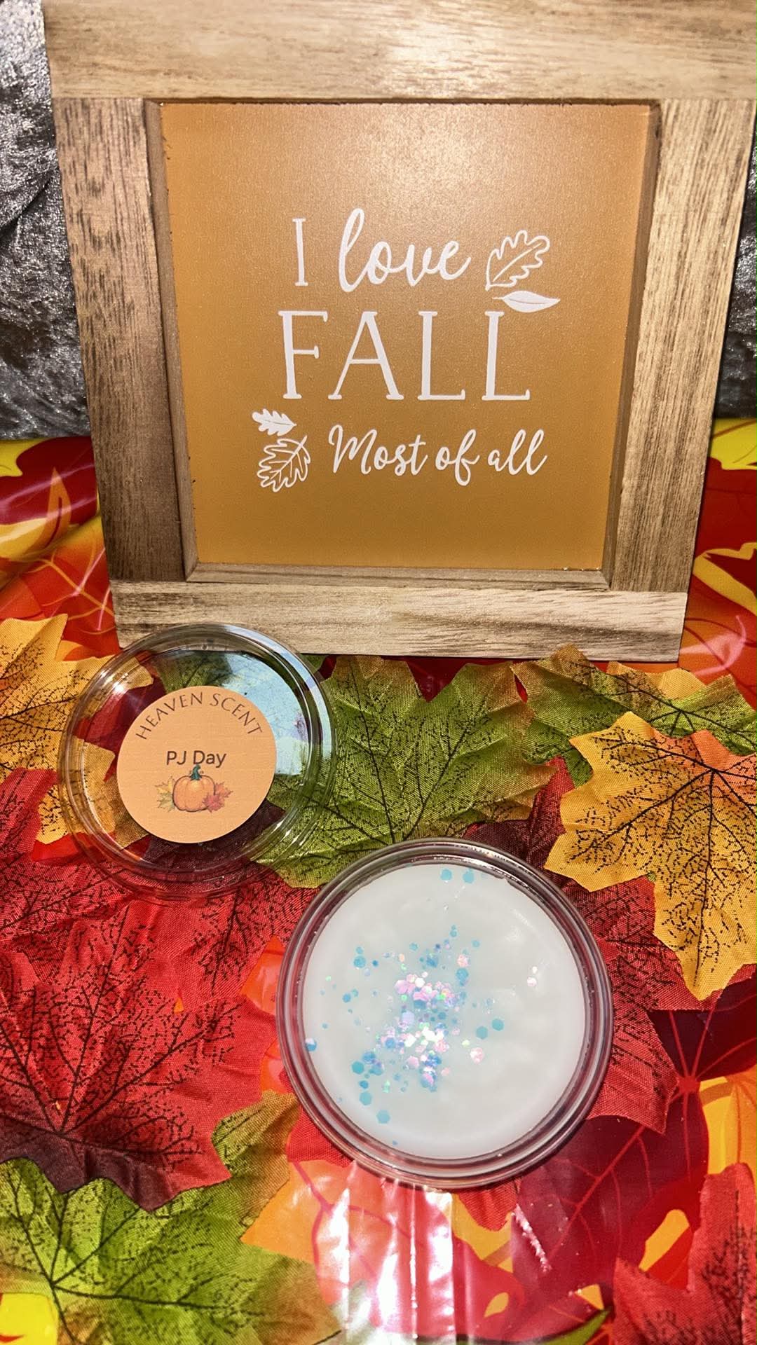 Autumn wax tubs