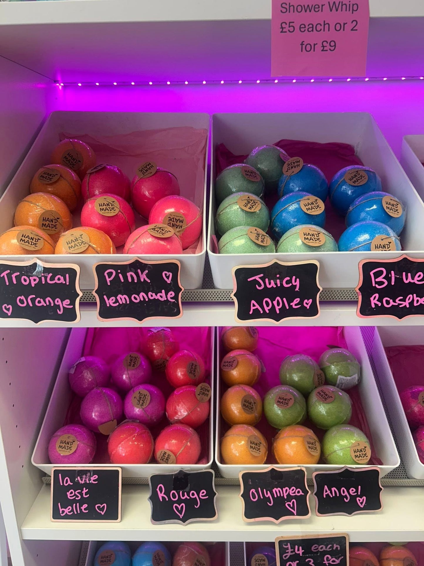 Jumbo bath bombs