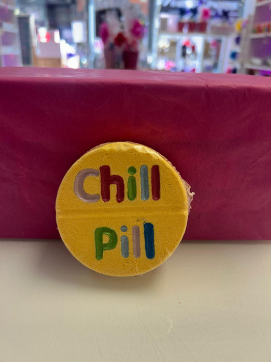 Chill pill bath bomb