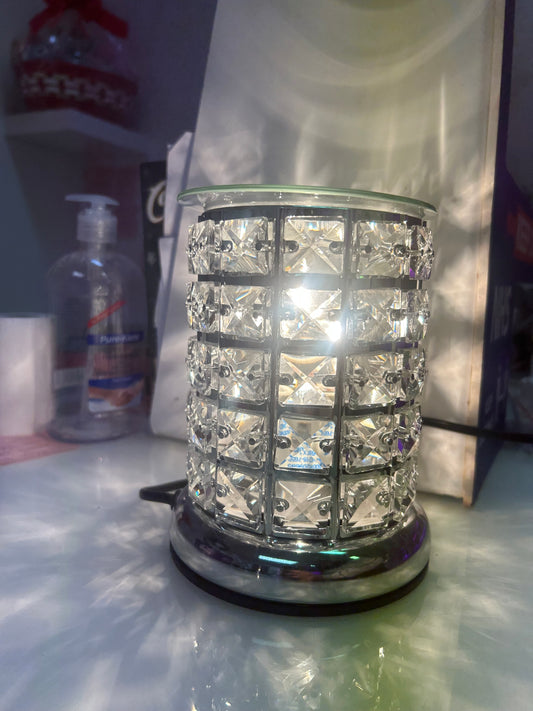 Crystal electric wax burner with three free wax tubs