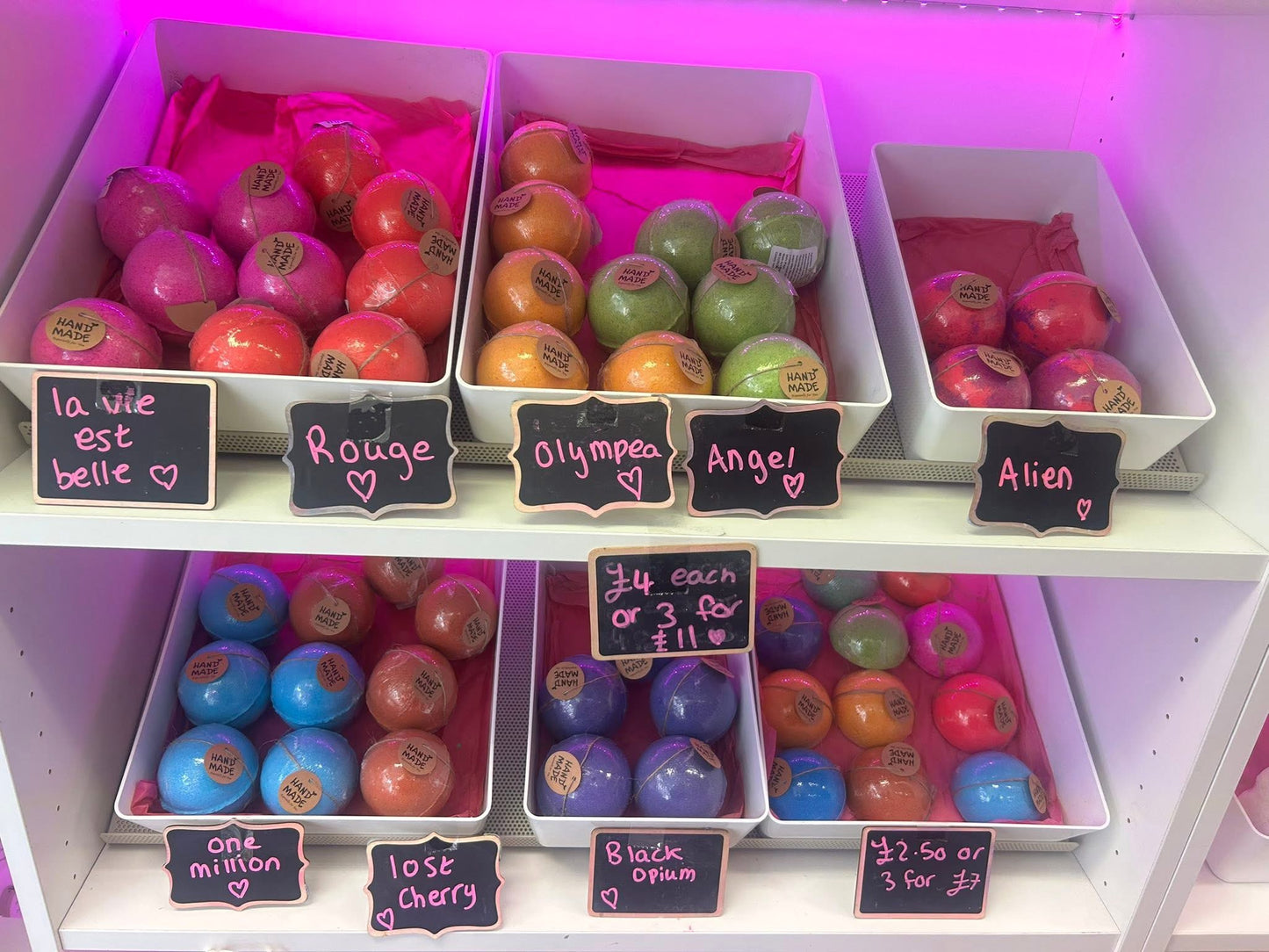 Jumbo bath bombs