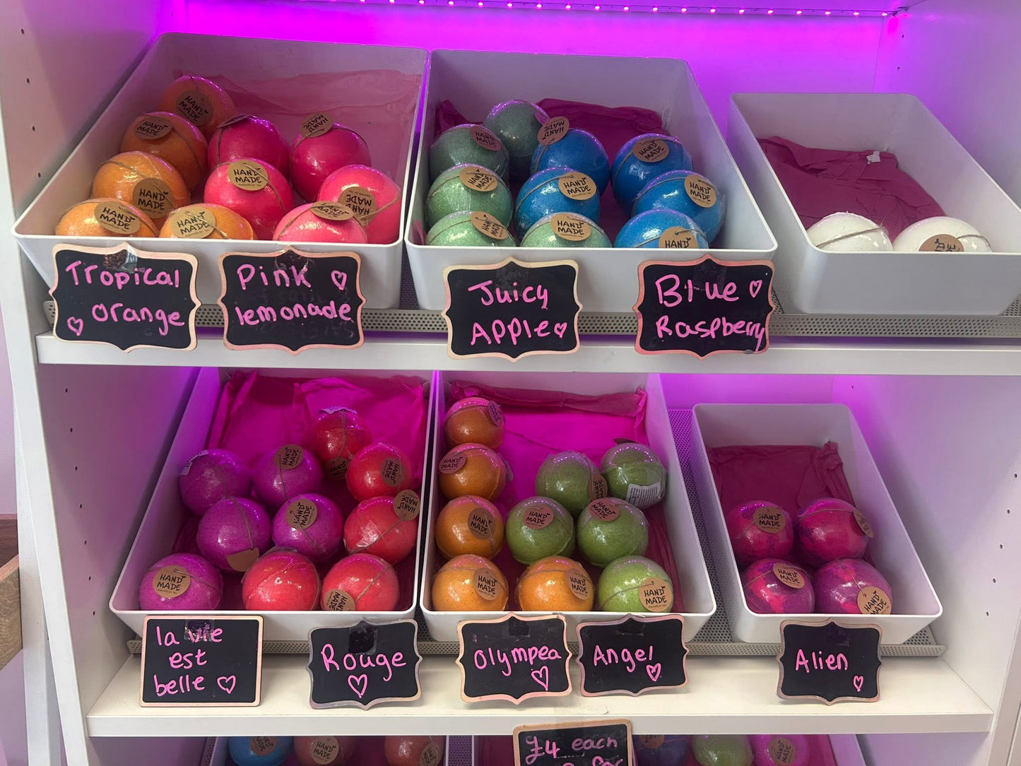 Jumbo bath bombs
