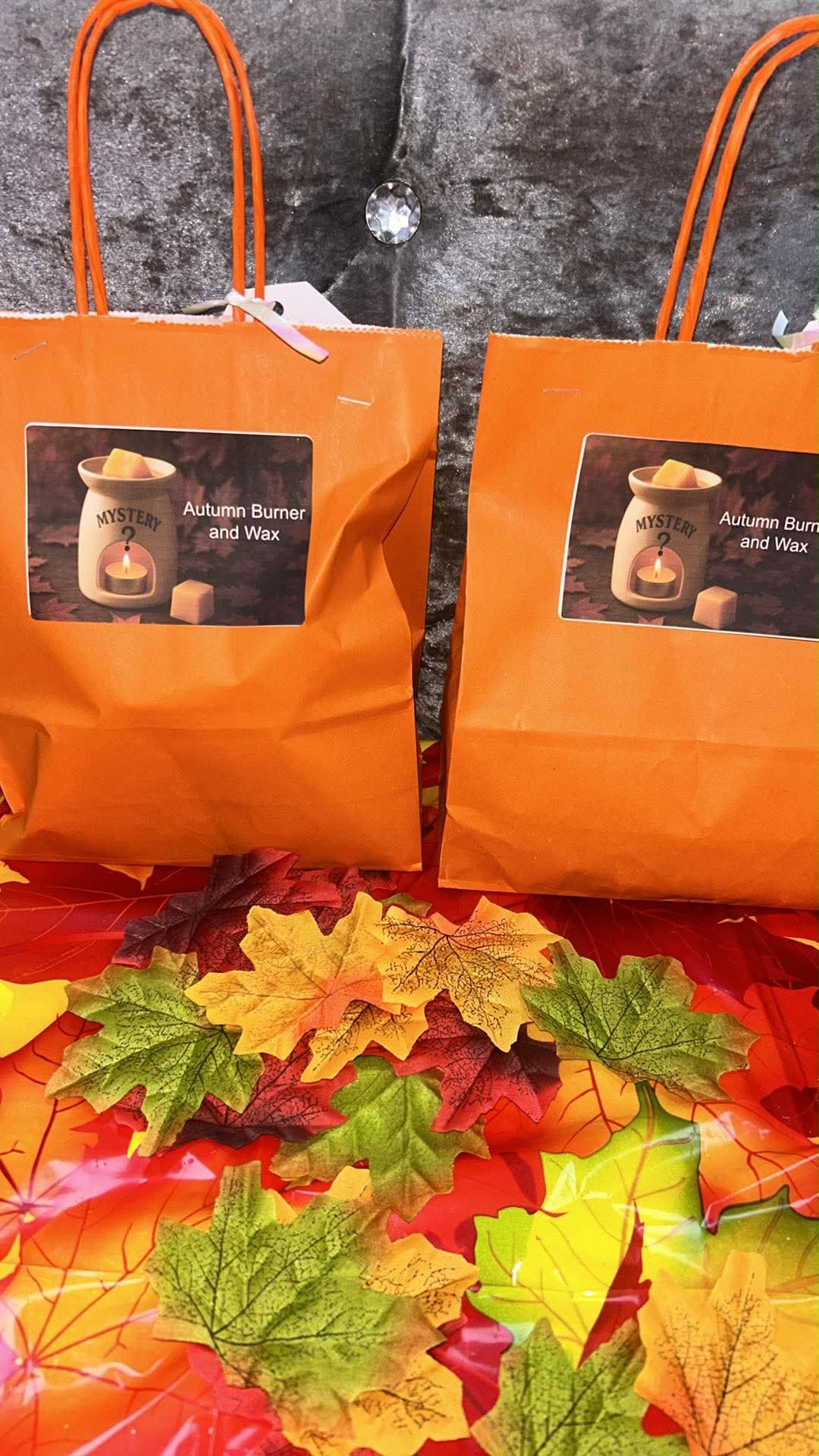 Autumn burner and wax mystery bag