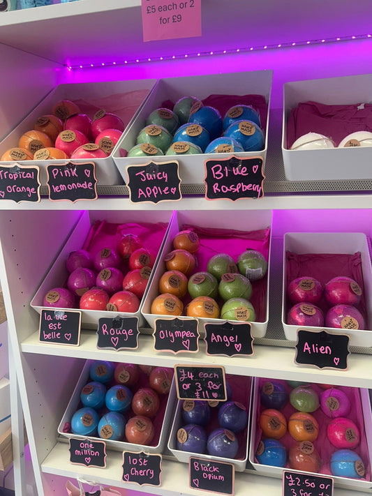 Jumbo bath bombs