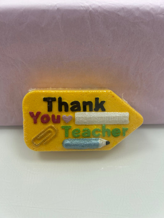 Thank you teacher bath bomb